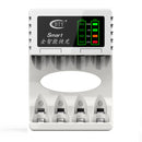 BTY-704A3 New Four-Slot Battery Intelligent Fast Charger No. 5, No. 7 AAA,AA Battery Charger